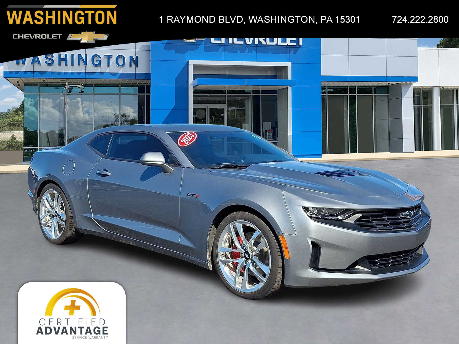 Used 2023 Chevrolet Camaro LT w/ RS Package RWD image 1