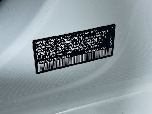 Used 2021 Volkswagen Passat 2.0T SE image 12