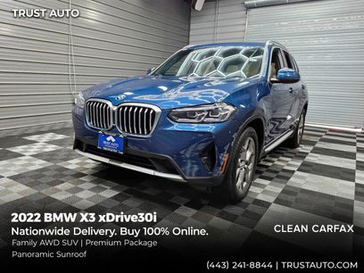 Used 2022 BMW X3 xDrive30i w/ Premium Package