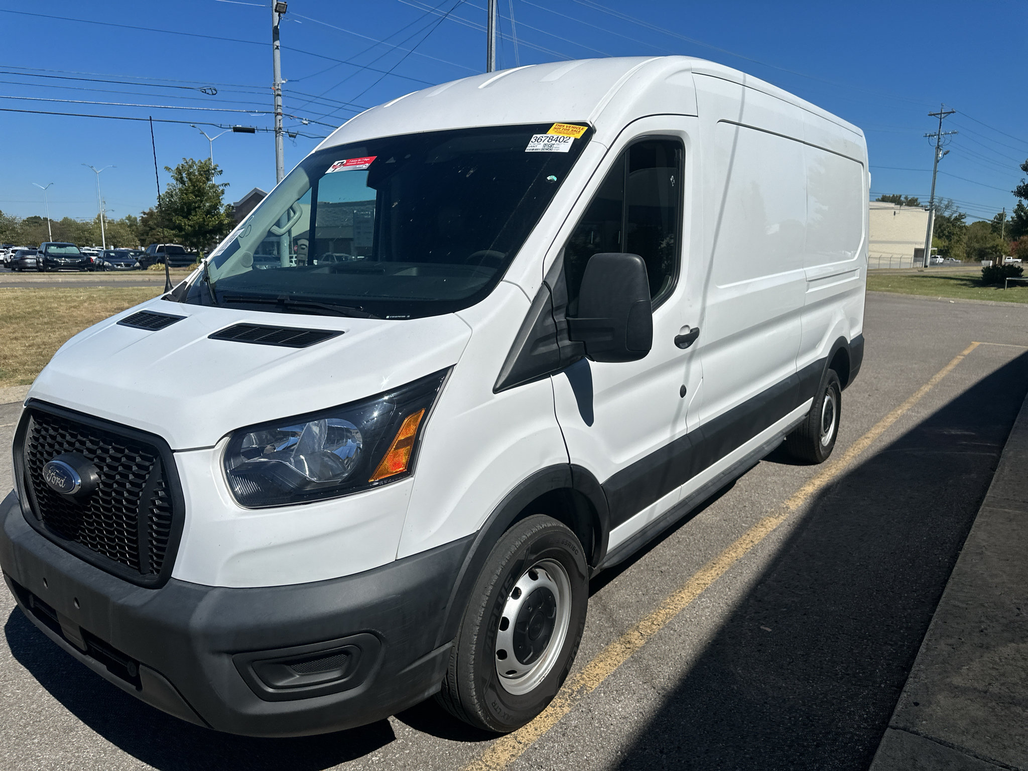 Used 2023 Ford Transit 250 Medium Roof w/ Load Area Protection Package RWD image 8