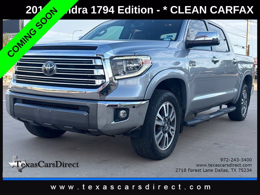 Used 2019 Toyota Tundra 1794 Edition AWD/4WD image 1