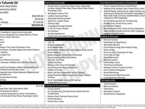 Used 2022 Kia Telluride EX image 3