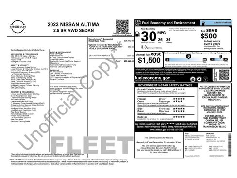 Used 2023 Nissan Altima 2.5 SR AWD/4WD image 11