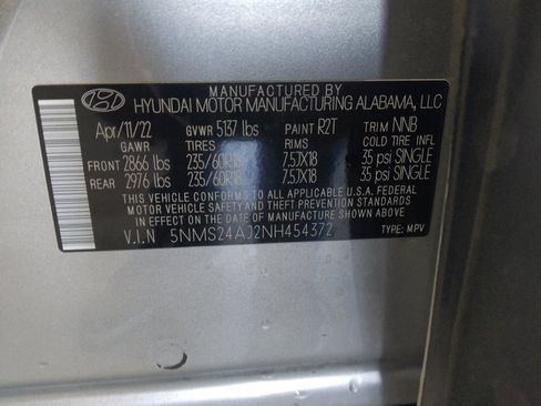 Used 2022 Hyundai Santa Fe SEL w/ Cargo Package FWD image 33