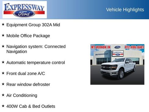 Used 2024 Ford F150 XLT w/ Equipment Group 302A MID AWD/4WD image 2