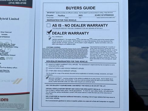 Certified 2023 Chrysler Pacifica Limited w/ S Appearance Package image 27