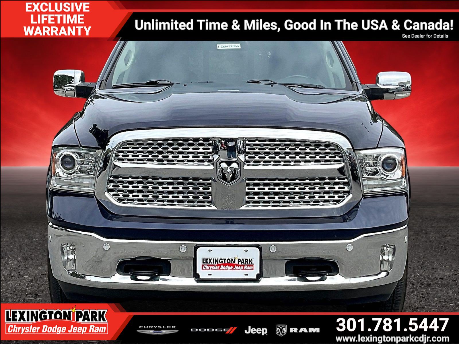 Used 2018 RAM 1500 Laramie w/ Convenience Group AWD/4WD image 2