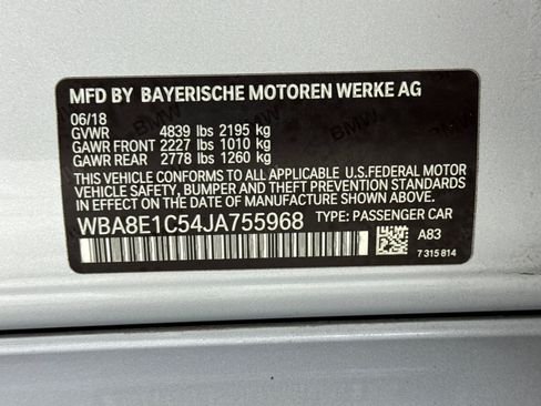 Used 2018 BMW 330e w/ Premium Package RWD image 28