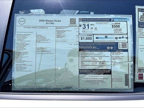 New 2026 Nissan Kicks SV FWD image 12