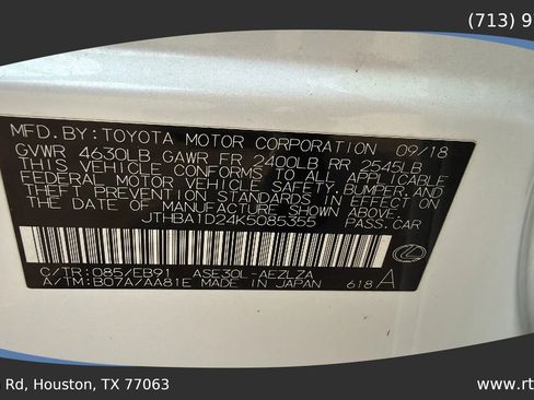 Used 2019 Lexus IS 300 w/ Navigation Package image 57