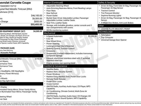 Used 2008 Chevrolet Corvette Coupe w/ Preferred Equipment Group RWD image 2