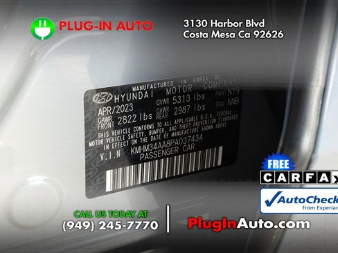 Used 2023 Hyundai Ioniq 6 SEL w/ Cargo Package image 7