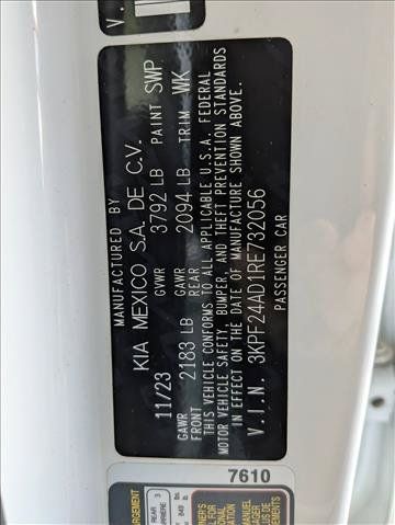 Used 2024 Kia Forte LXS FWD image 24