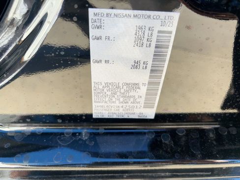 New 2025 Nissan Altima 2.5 SR image 21