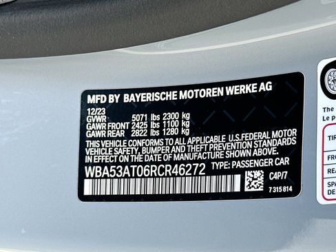 Certified 2024 BMW M440i Convertible w/ Parking Assistance Package RWD image 34