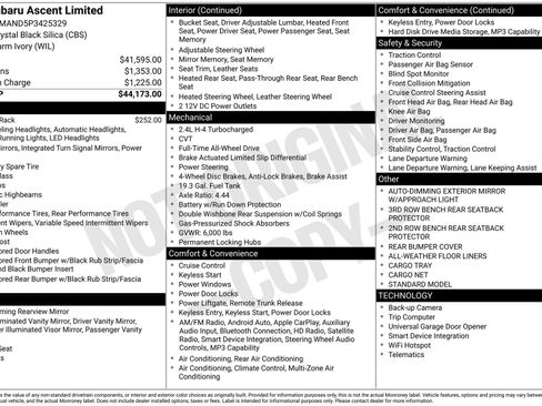 Used 2023 Subaru Ascent Limited image 4