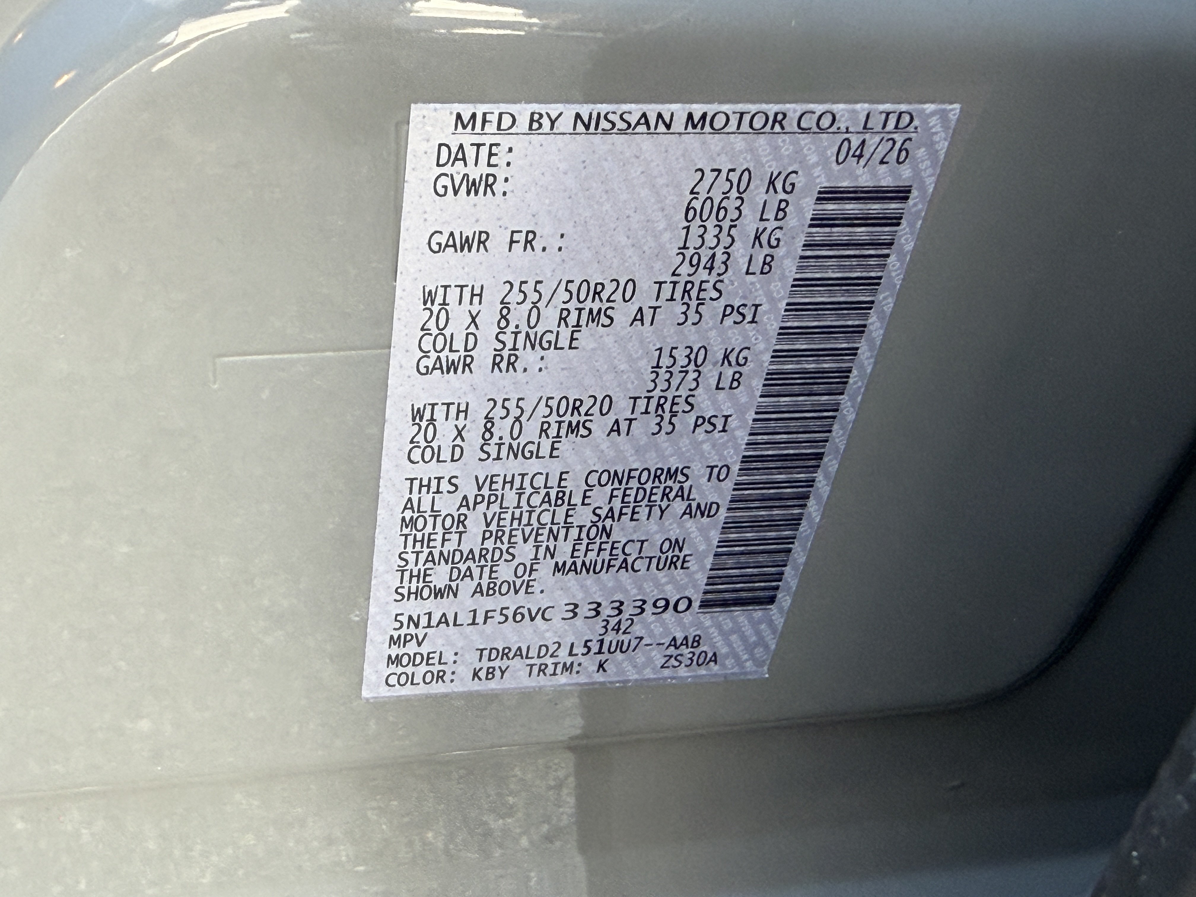 Certified 2027 INFINITI QX60 Luxe w/ Cargo Package FWD image 39