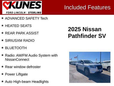 Used 2025 Nissan Pathfinder SV image 2