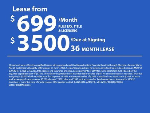 Used 2026 Mercedes-Benz E 350 Sedan image 2