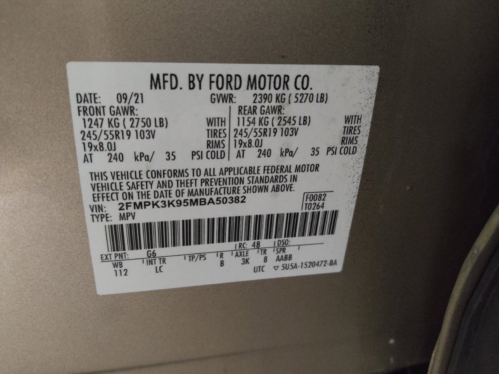 Used 2021 Ford Edge Titanium w/ Cargo Accessory Package FWD image 33