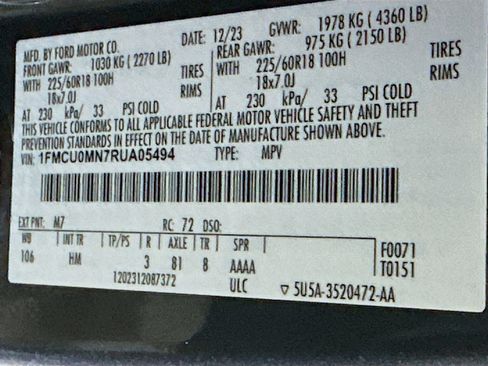 Used 2024 Ford Escape ST-Line image 12