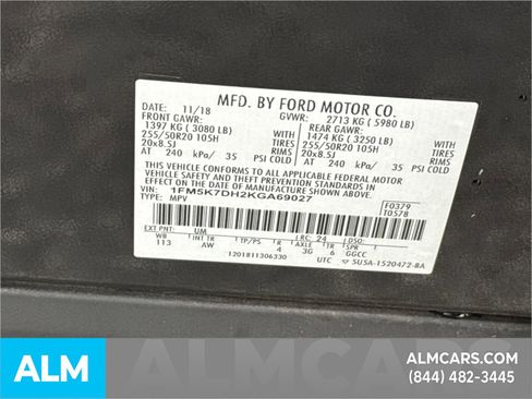 Used 2019 Ford Explorer XLT w/ Equipment Group 202A image 42