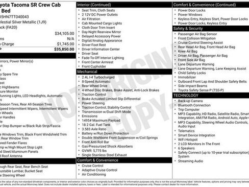 Used 2026 Toyota Tacoma SR RWD image 27