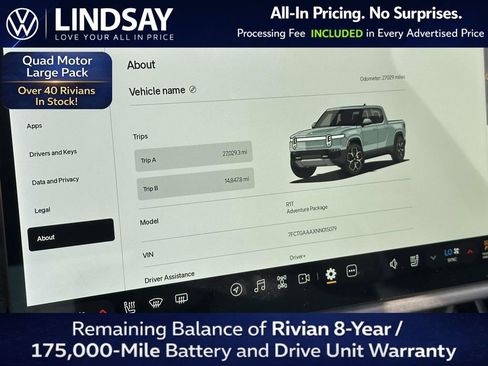 Used 2022 Rivian R1T Adventure image 19
