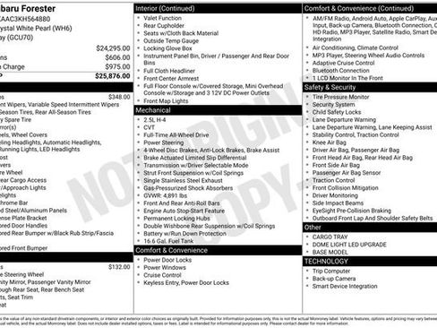 Used 2019 Subaru Forester Base image 3