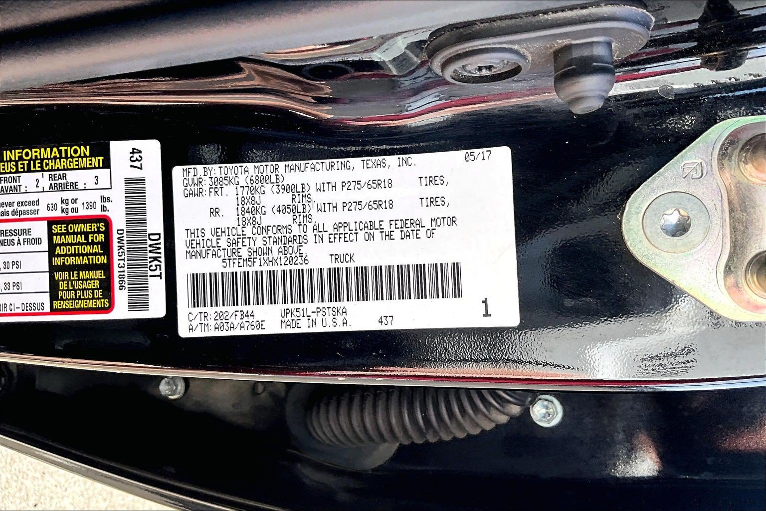 Used 2017 Toyota Tundra SR5 w/ TRD Off Road Package RWD image 33