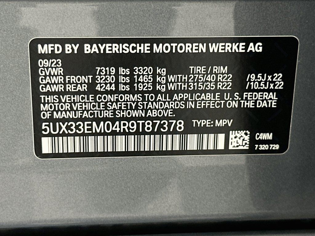 Used 2024 BMW X7 M60i w/ Executive Package AWD/4WD image 34