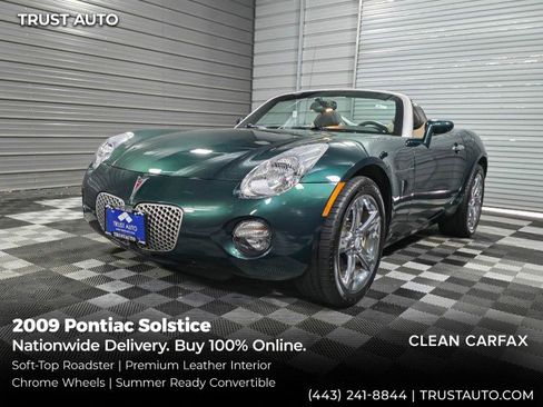 Used 2009 Pontiac Solstice Convertible w/ Premium Package RWD image 1