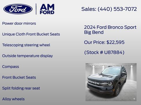 Used 2024 Ford Bronco Sport Big Bend AWD/4WD image 21