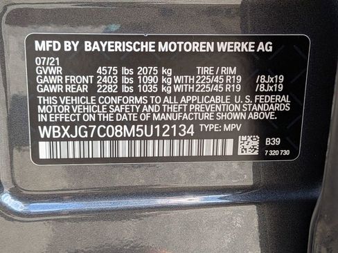 Used 2021 BMW X1 sDrive28i w/ Convenience Package image 34