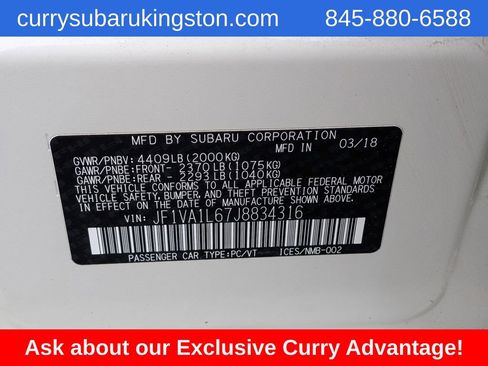 Used 2018 Subaru WRX Limited AWD/4WD image 13