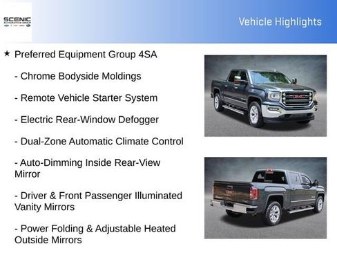 Used 2018 GMC Sierra 1500 SLT w/ SLT Premium Package AWD/4WD image 10