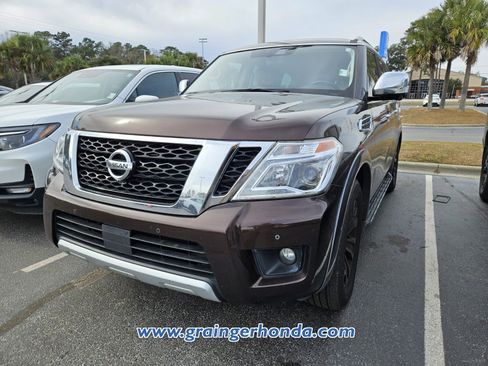 Used 2018 Nissan Armada Platinum w/ Captain Seat Package image 2