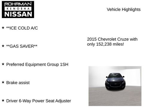 Used 2015 Chevrolet Cruze LT image 7