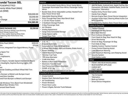 Used 2023 Hyundai Tucson SEL w/ Convenience Package AWD/4WD image 10