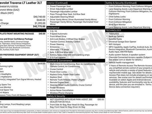 Certified 2023 Chevrolet Traverse LT FWD image 5