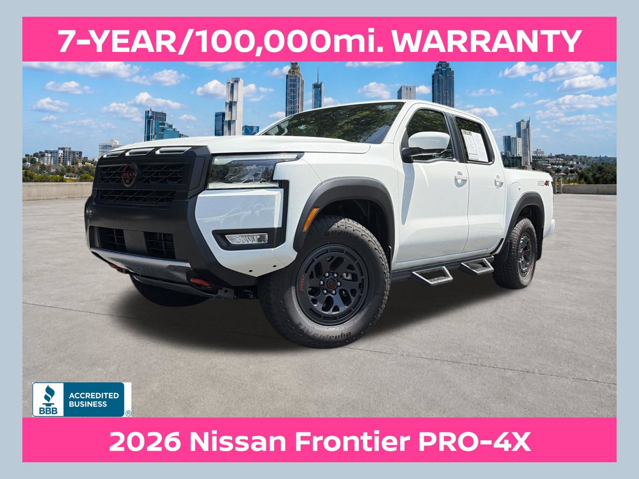 Certified 2026 Nissan Frontier PRO-4X w/ Pro Premium Package AWD/4WD 360° Tour
