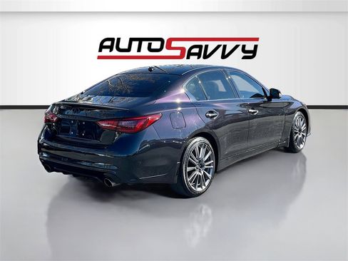 Used 2024 INFINITI Q50 Red Sport 400 w/ Black Opal Edition image 7