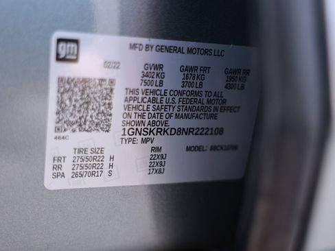 Used 2022 Chevrolet Tahoe RST w/ Luxury Package image 42