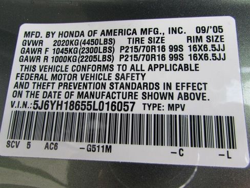 Used 2005 Honda Element EX image 15