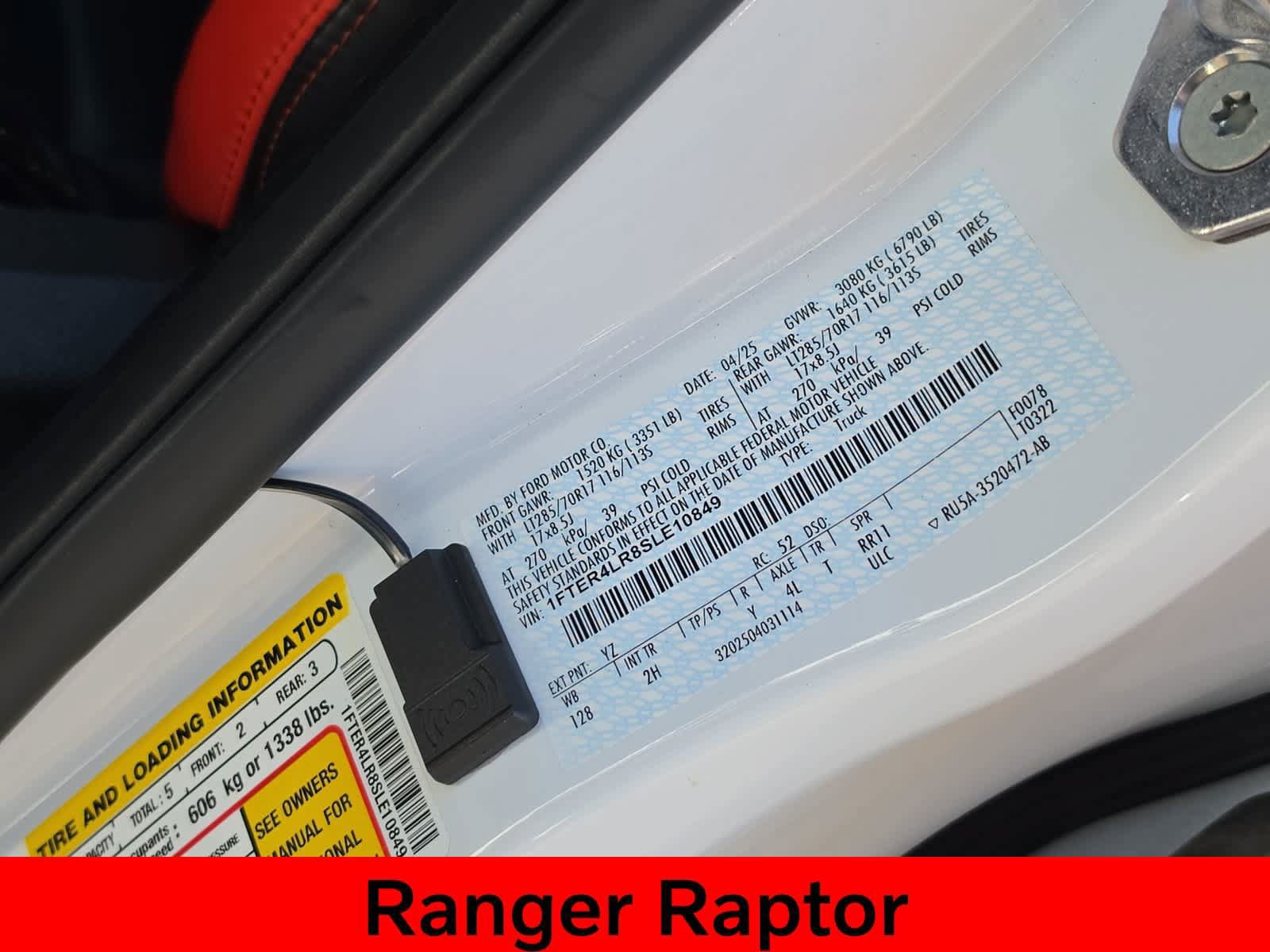 Used 2025 Ford Ranger Raptor AWD/4WD image 25