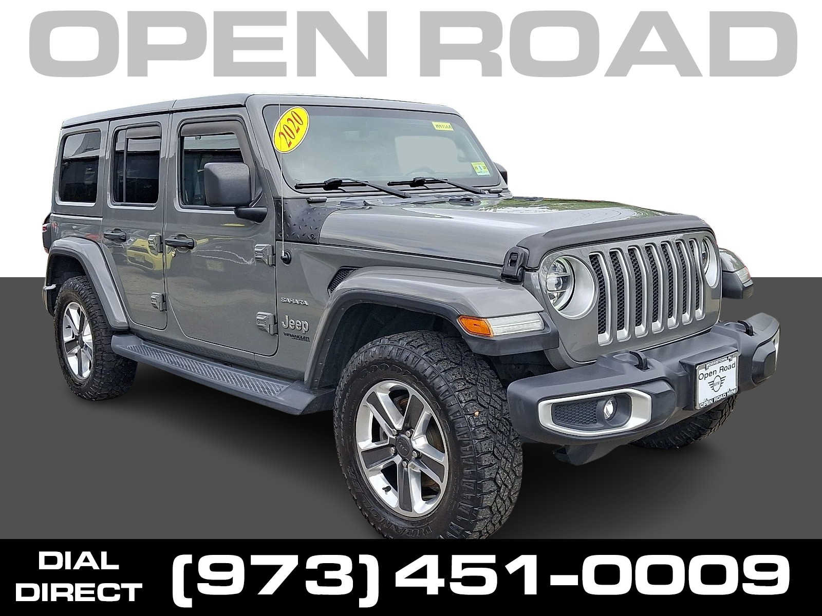 Used 2020 Jeep Wrangler Unlimited Sahara AWD/4WD image 1