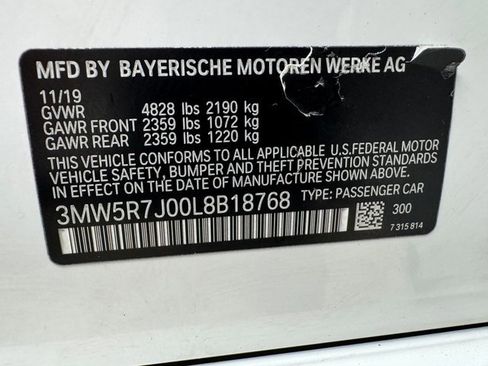 Used 2020 BMW 330i xDrive Sedan w/ Premium Package image 30