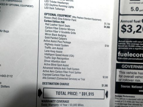 Used 2024 Alfa Romeo Giulia Quadrifoglio image 46