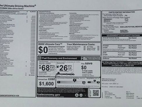 Used 2023 BMW 330e xDrive w/ Premium Package image 56