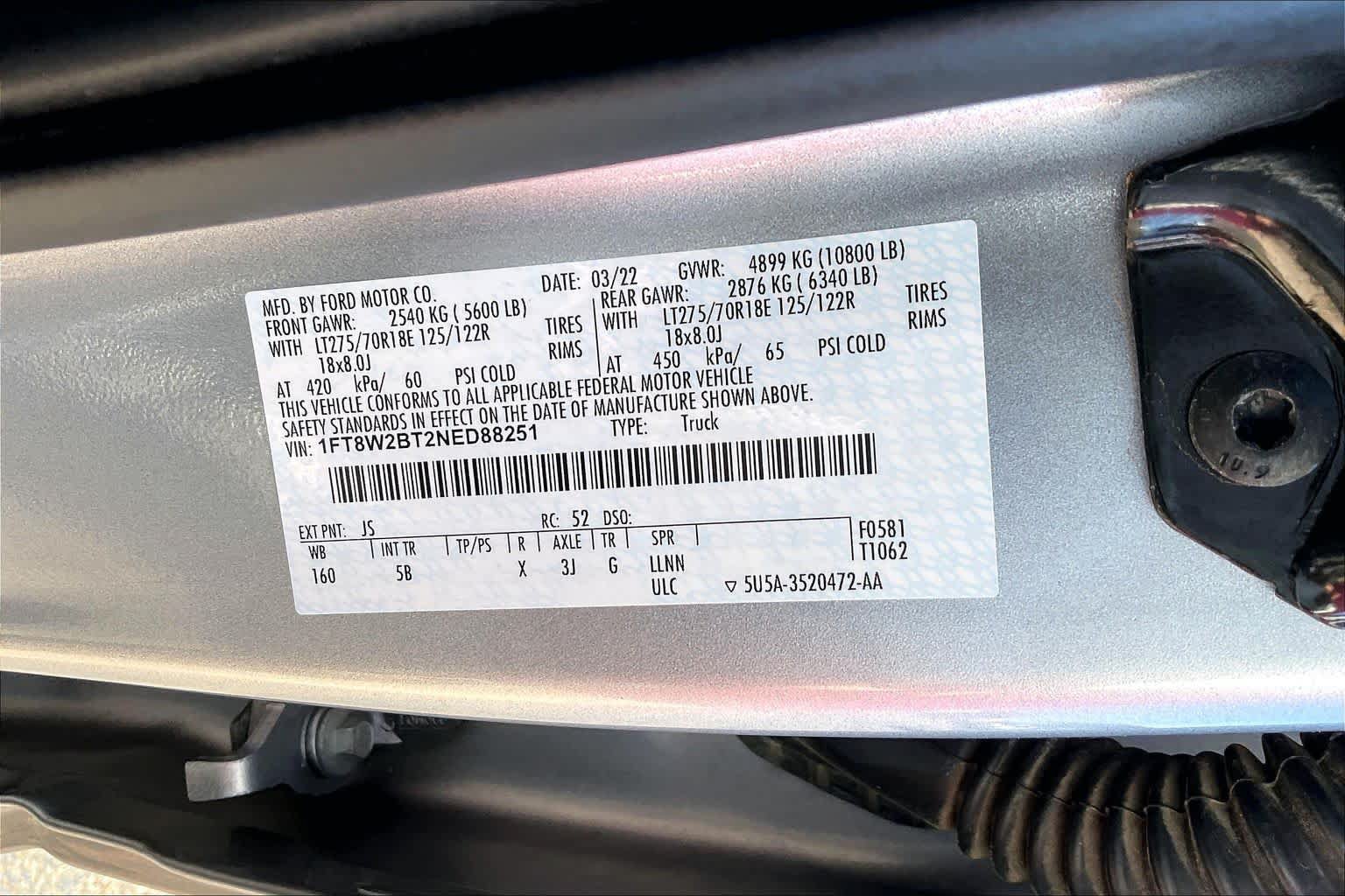 Used 2022 Ford F250 Lariat w/ Lariat Ultimate Package AWD/4WD image 34
